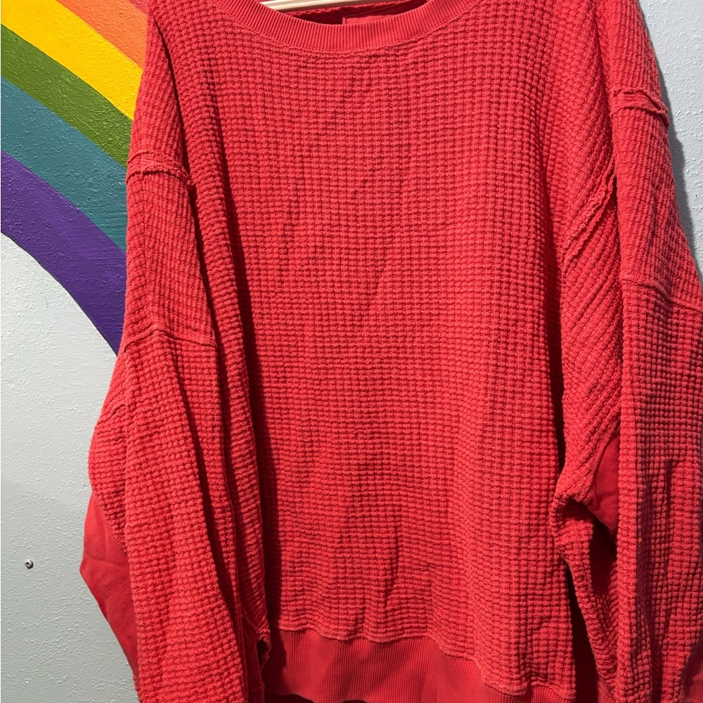 XXL American Eagle Big Hug Waffle Knit Sweater